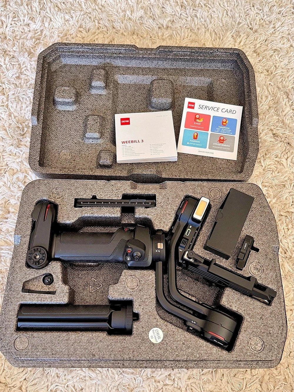 ZHIYUN Weebill 3 Camera Gimbal Stabilizer Black